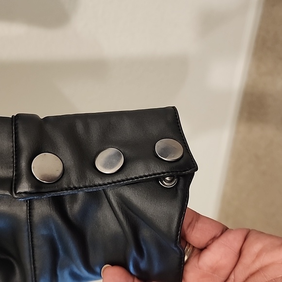 NWT faux leather shirt - Picture 5 of 6